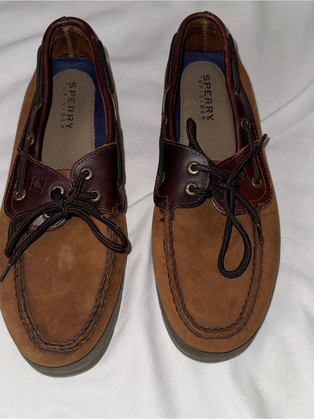 Sperry Men’s Brown Two-Tone Boat Shoes